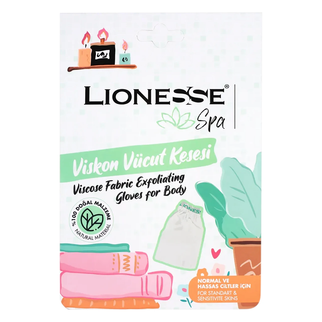 Lionesse Body Silk Rubbing Glove
