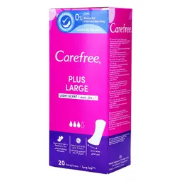 Carefree Pantyliners Maxi Fresh Lightly Scented 20 Pads