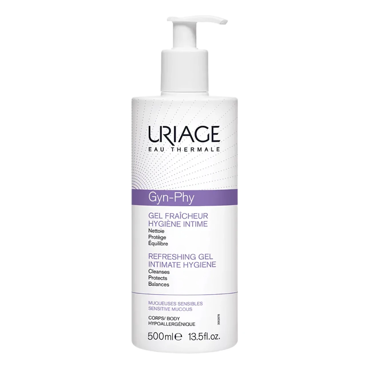 Uriage Gyn Phy Cleanser Gel For Intimate Areas 500 ml