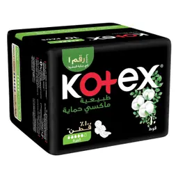 Kotex Natural Maxi Protect Thick Pads Super Size with Wings 10  Pads