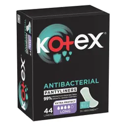 Kotex Antibacterial Panty Liners Size 44 Daily Panty 