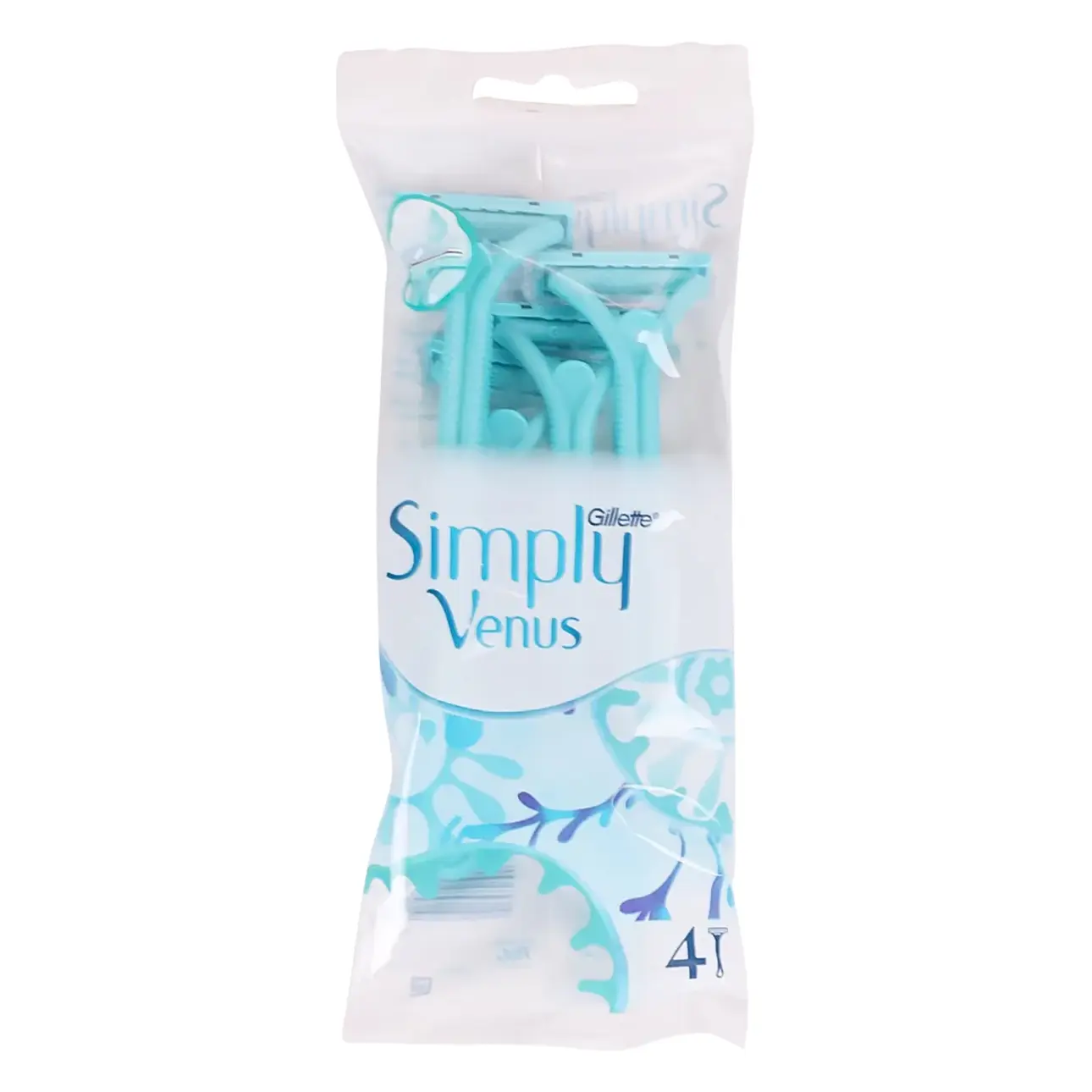 Gillette Simply Venus 2 Blade Razor For Women 4 Pcs - view 1