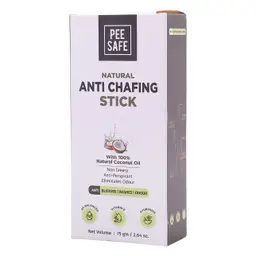 PeeSafe 100% Natural Anti Chafing Stick for Underarms and Inner Thighs 75gm