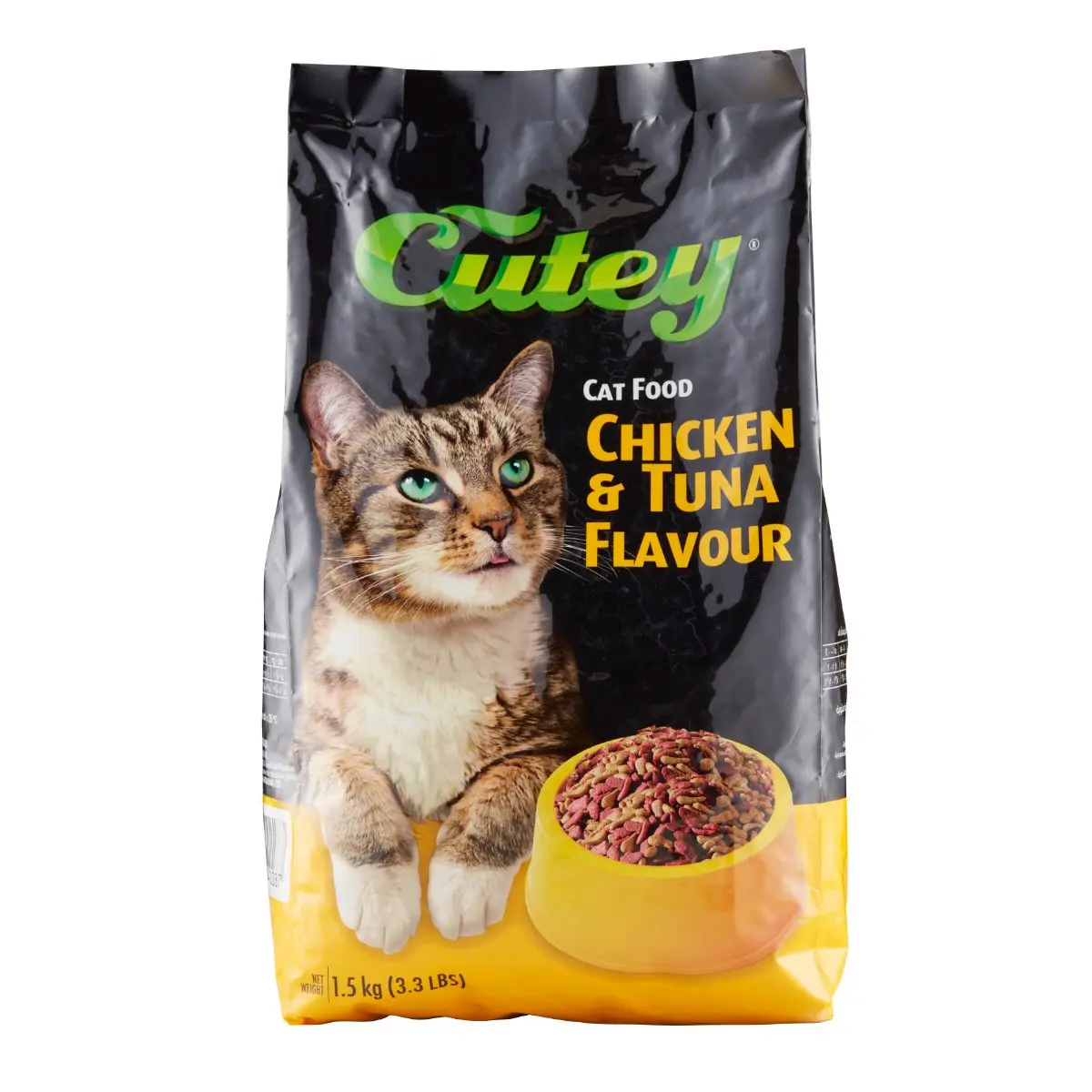 Cutey Dry Food for Cats with Chicken & Tuna 1.5 kg - view 1