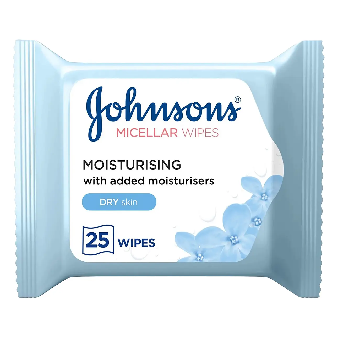 Johnson's Wipes Moisturizing Micellar Makeup Remover 25 Wipes - view 1