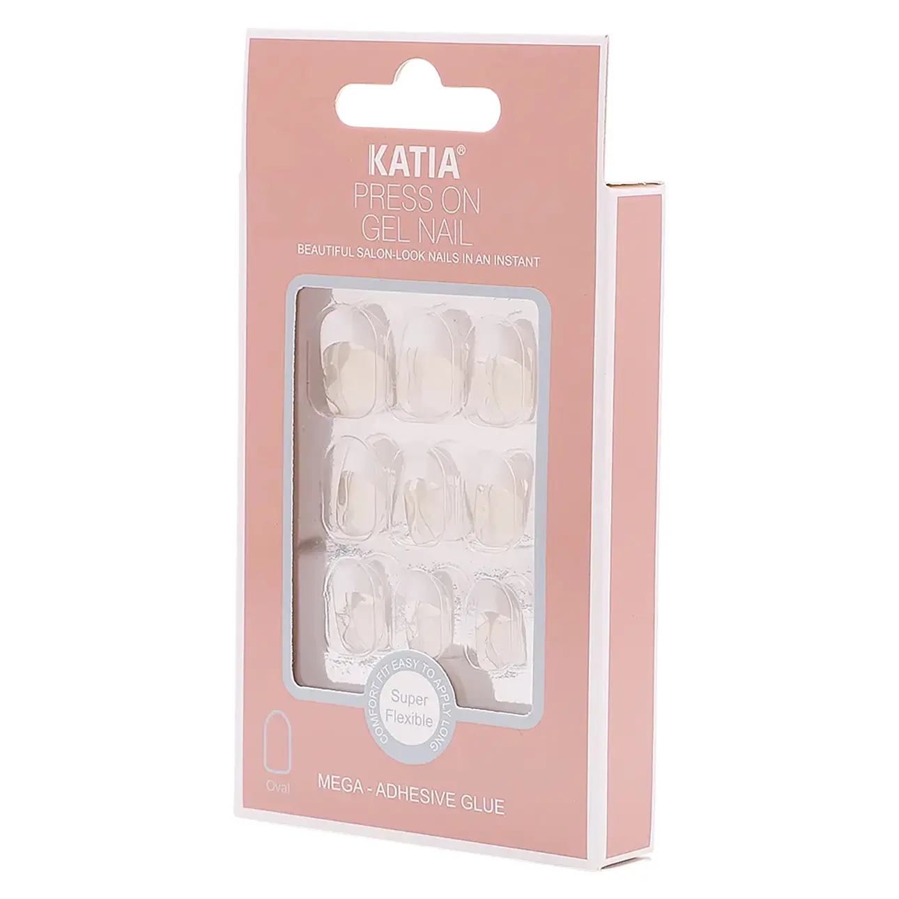 Katia Gorgeous Press On Nails Tranp. French 30 - view 1