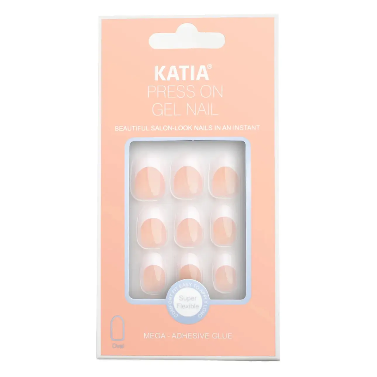 Katia Gorgeous Press On Nails Beige French 29 - view 1