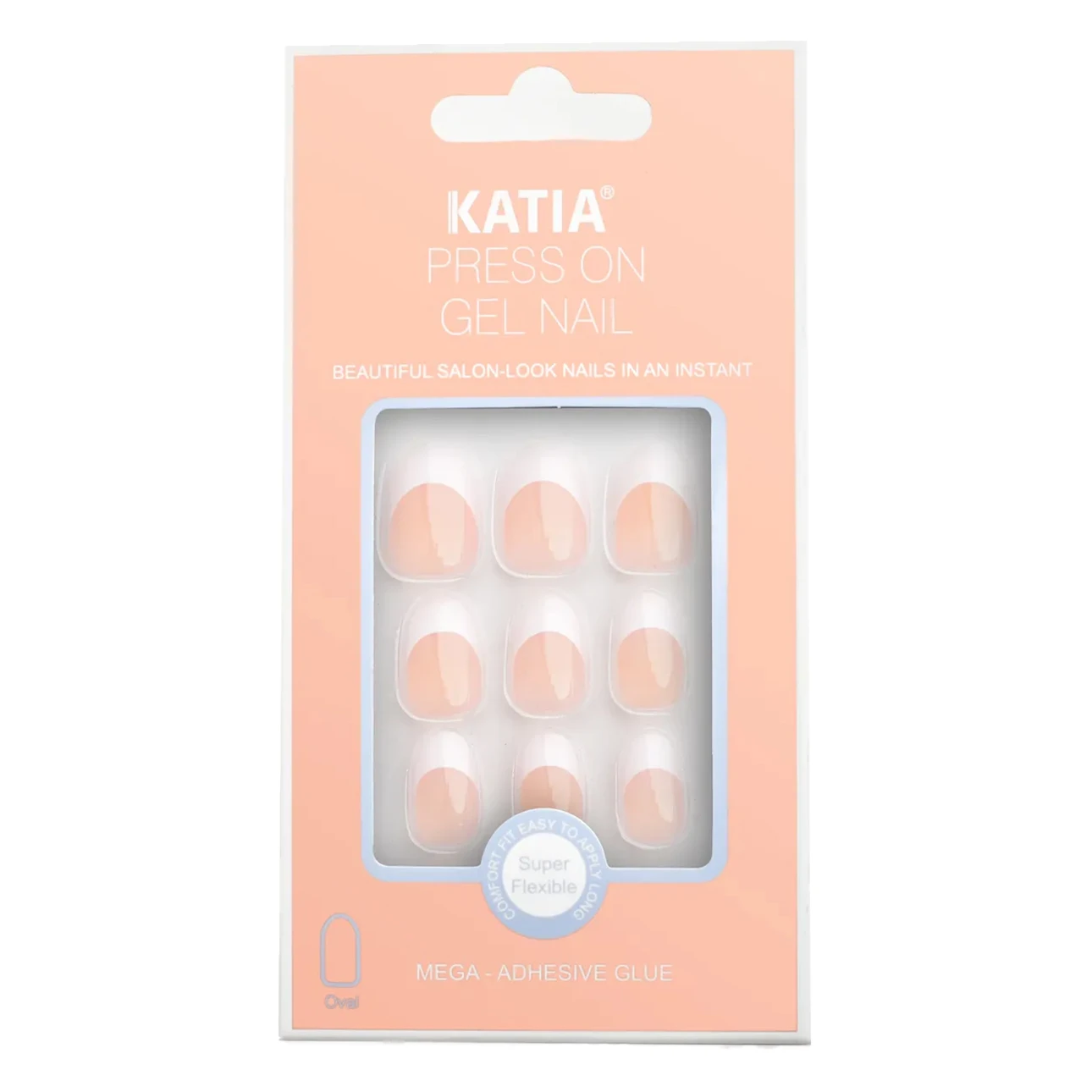 Katia Gorgeous Press On Nails Beige French 29