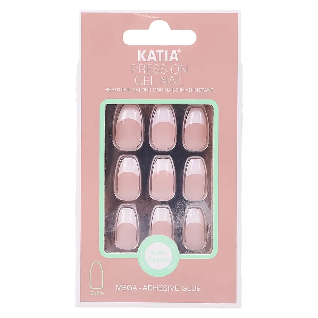 Katia Gorgeous Press On Nails Cof French 11 - view 1