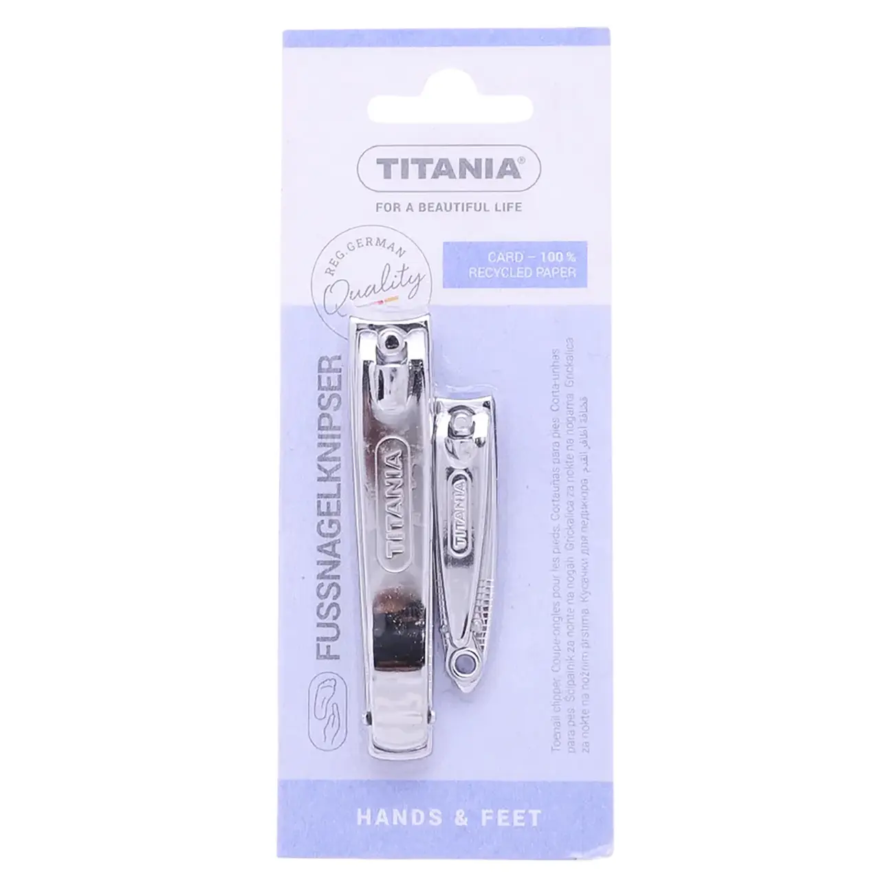 Titania Nail Clipper Chromiumn Plated - view 1