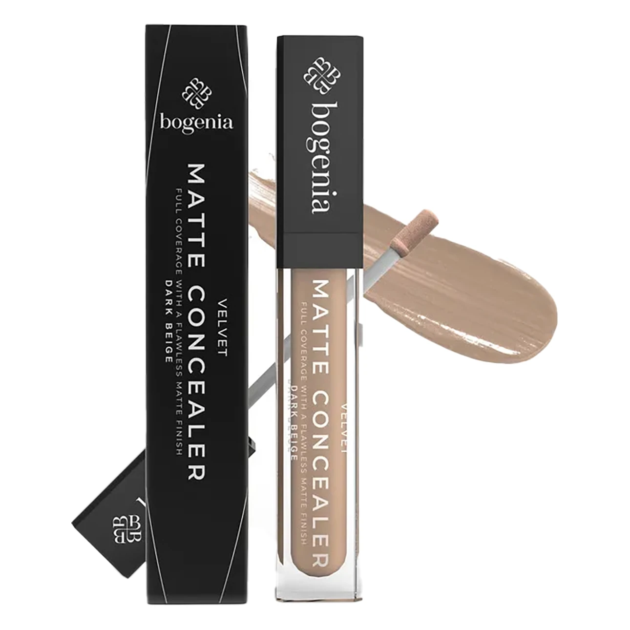 Bogenia Velvet Matte Concealer Dark Beige