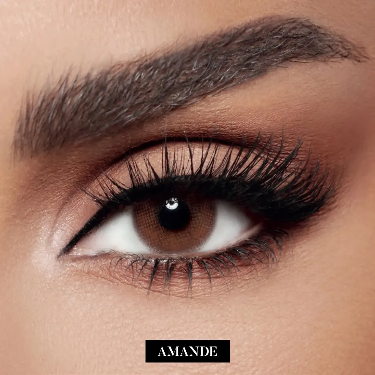 Diva Plano Contact Lenses Monthly Amande  - view 2