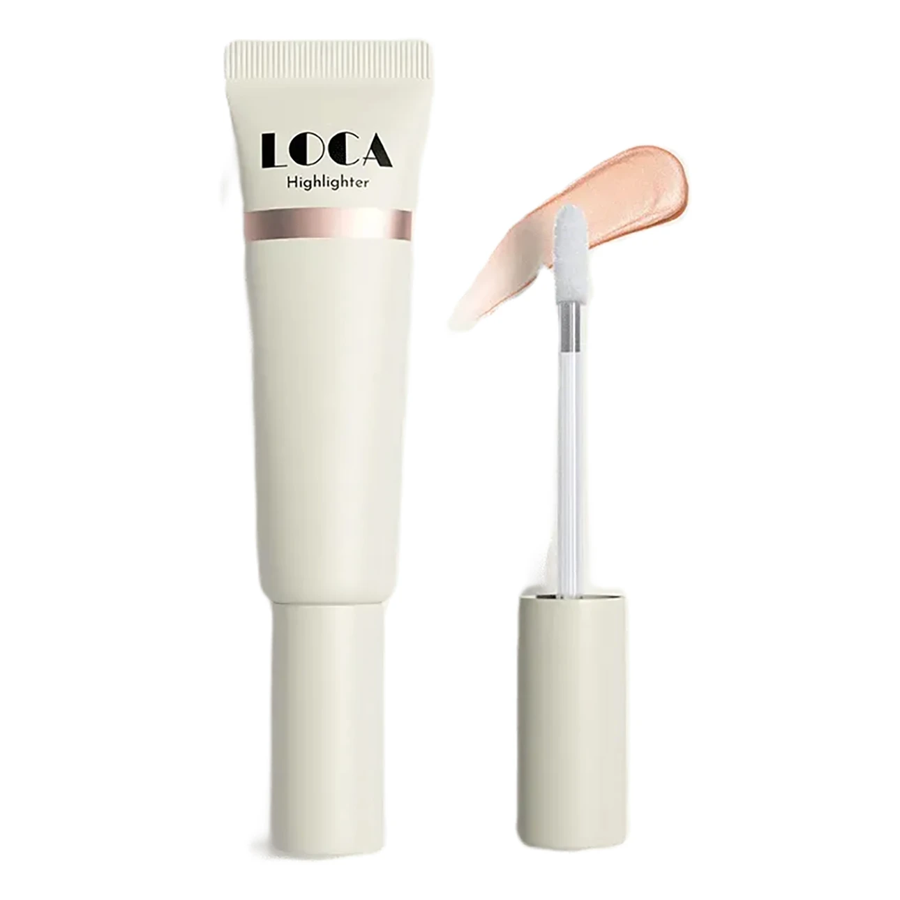 Loca Highlighter Aesthetic Metallic Pink 02