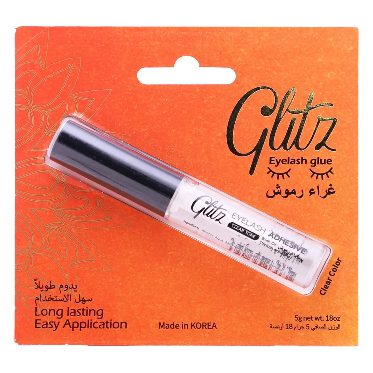 Glitz Eyelash Glue Clear 5 gm