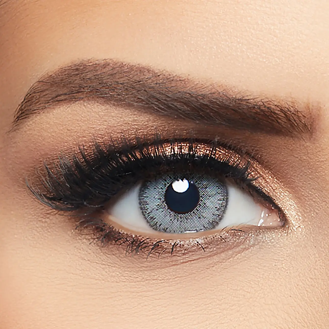 ليالا عدسات لاصقة كلاودي جراي - view 1