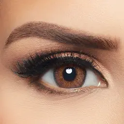 ليالا عدسات لاصقة هيزل براون