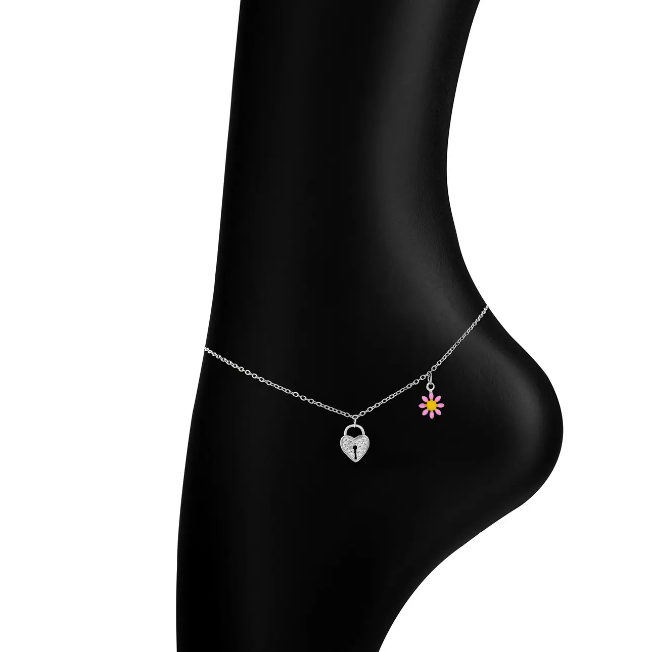 Navaro Anklet Lady Charme Medical Silver  - view 1