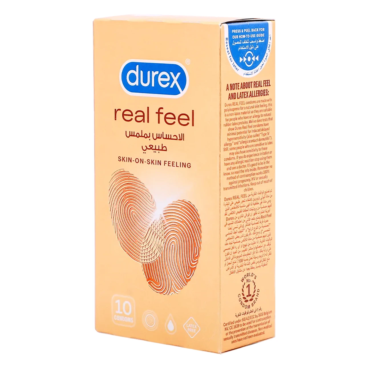 Durex Real Feel Condoms 10 Pcs