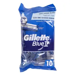 Gillette Blue 2 Shaving Razor 10 Pcs