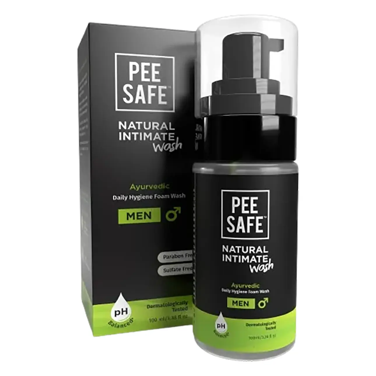 PeeSafe Natural Daily Intimate Wash for Men with Ayurveda Extracts Tea Tree essential oil 100ml - view 1
