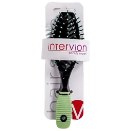 Intervion Hairbrush Pneumatic Mini Rubber Handle 