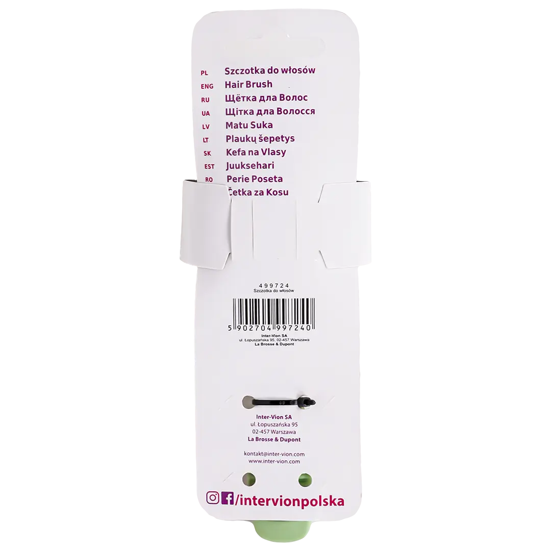 Intervion Hairbrush Pneumatic Mini Rubber Handle  - view 2