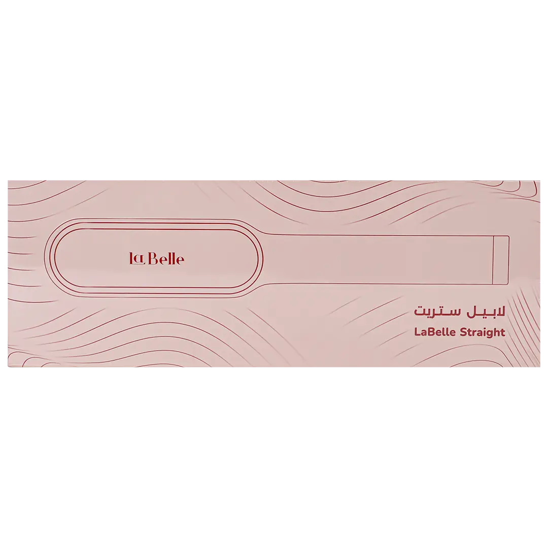 La Belle Straight Hair Straightener Pink - view 3