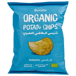 Bonato Organic Potato Chips Balsamic Vinegar 100 gm
