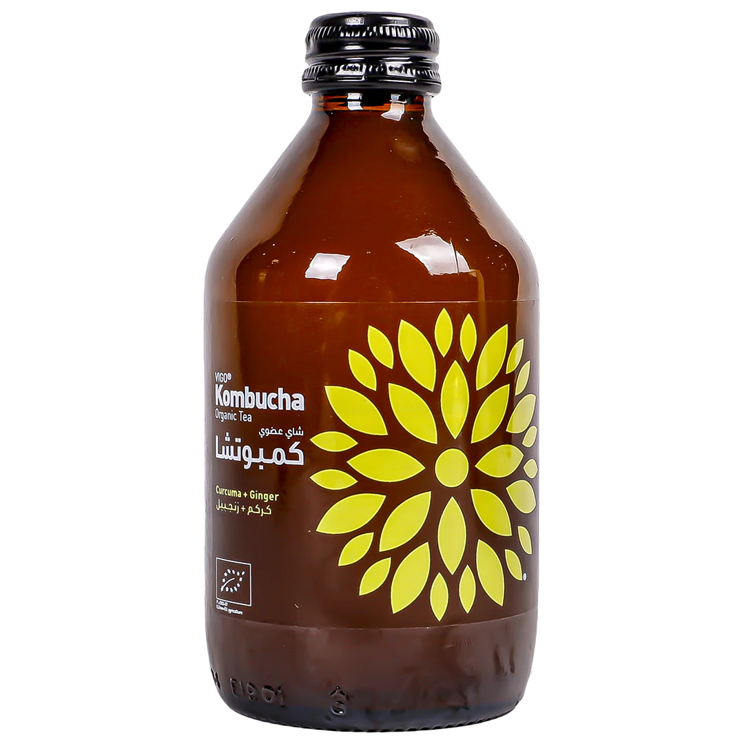 Vigo Kombucha Organic Tea with Curcuma and Ginger 330 ml