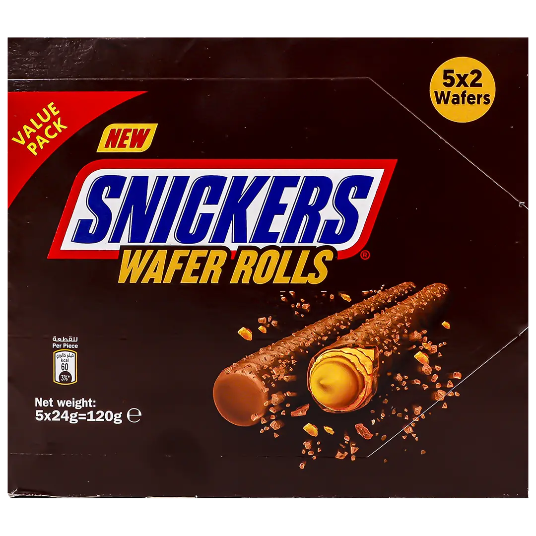 Snickers Peanut Roll Wafer MP 5 pcs 24 gm - view 2