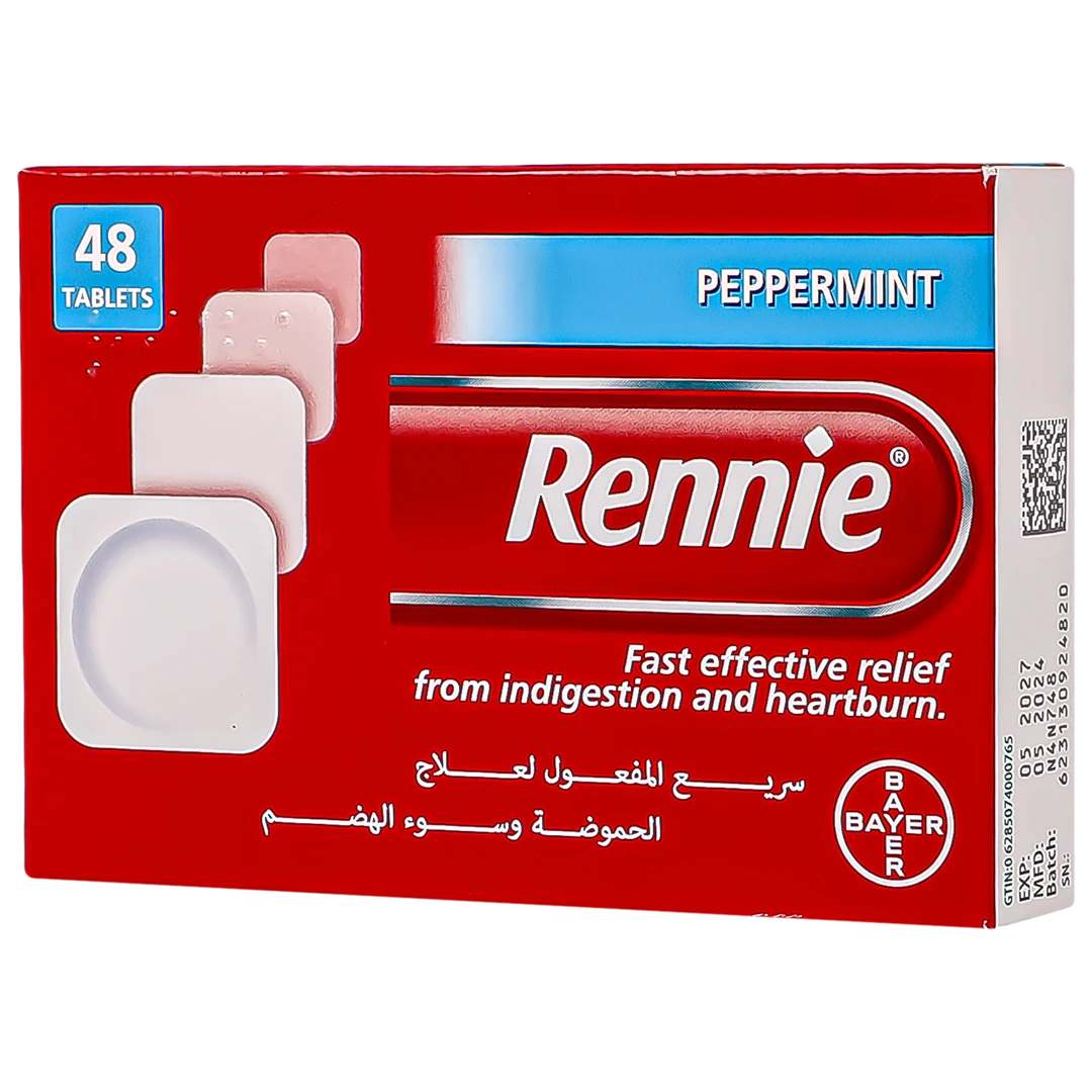 Rennie Fast & Effective Antacids chewable 48 Tab