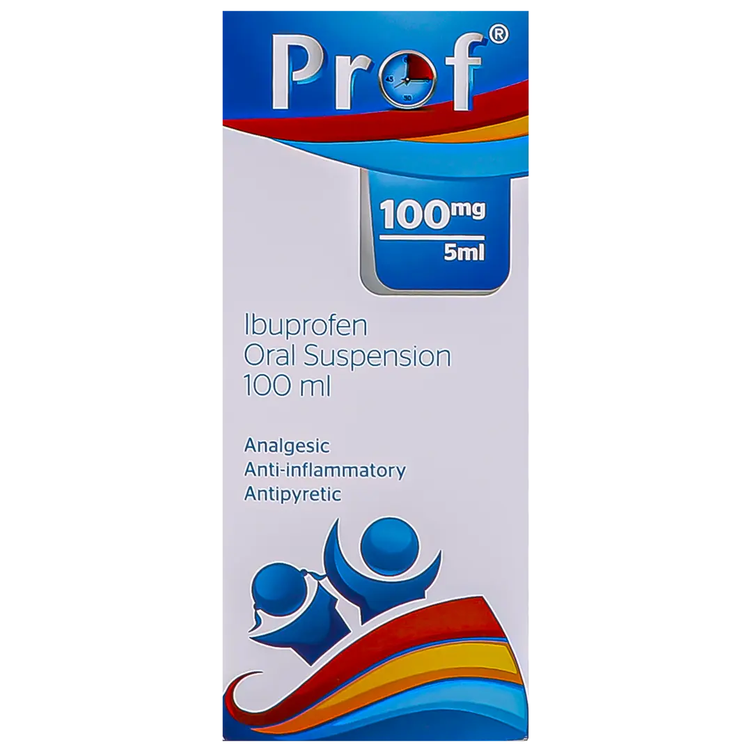 Prof 100mg/5ml oral Suspension 100 ml - view 3