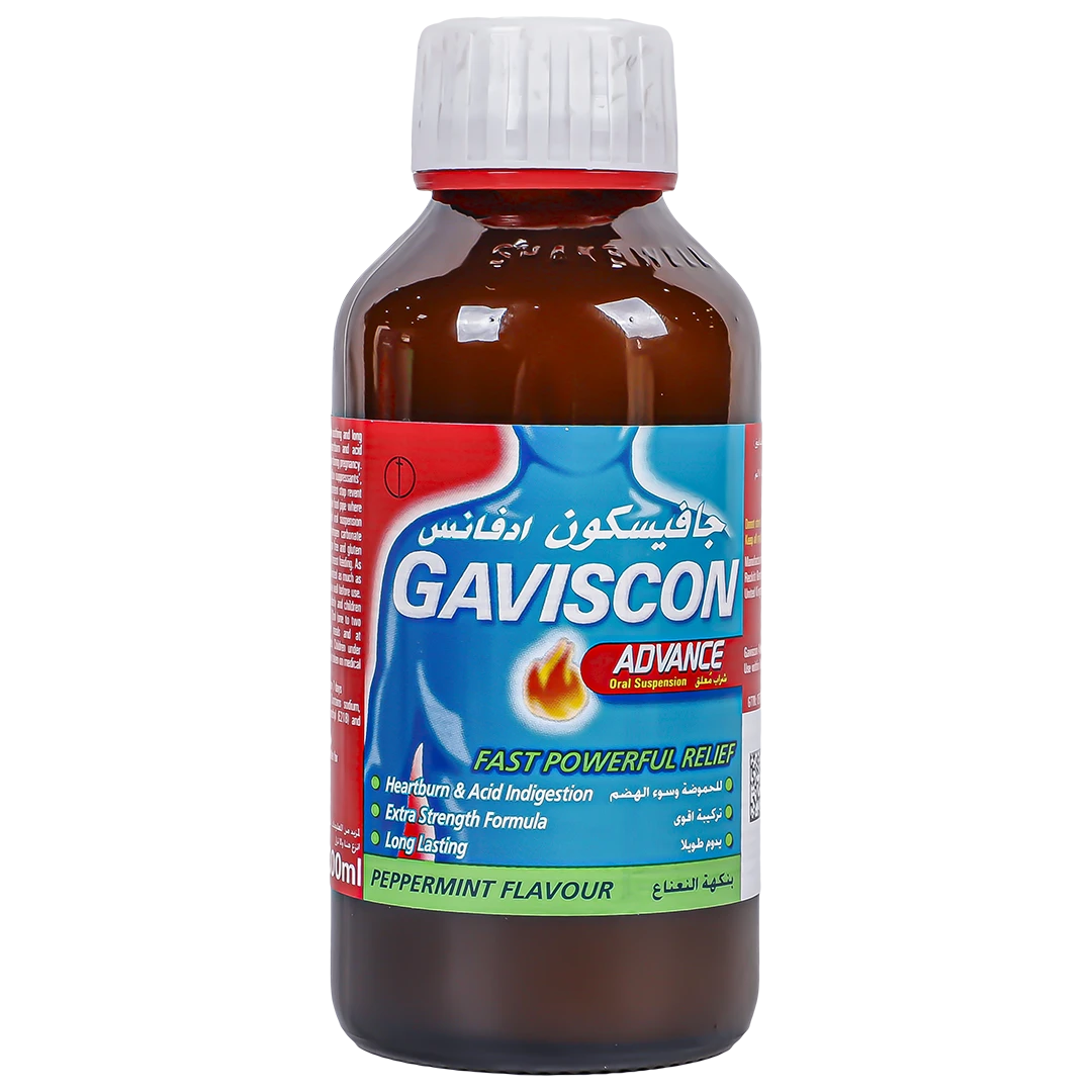 Gaviscon Advance Oral Suspension Peppermint Flavor 300ml