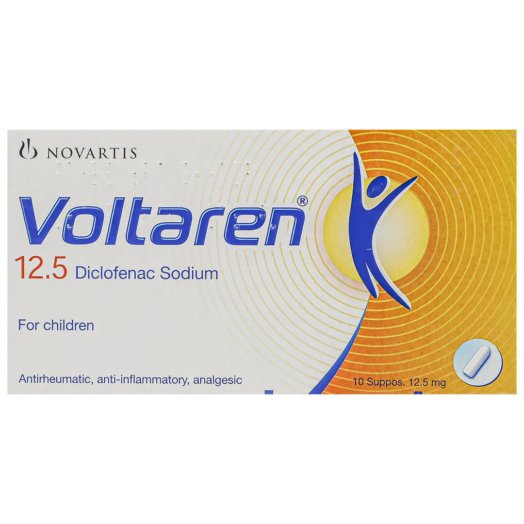 Voltaren 12.5 mg 10 Suppositories - view 3