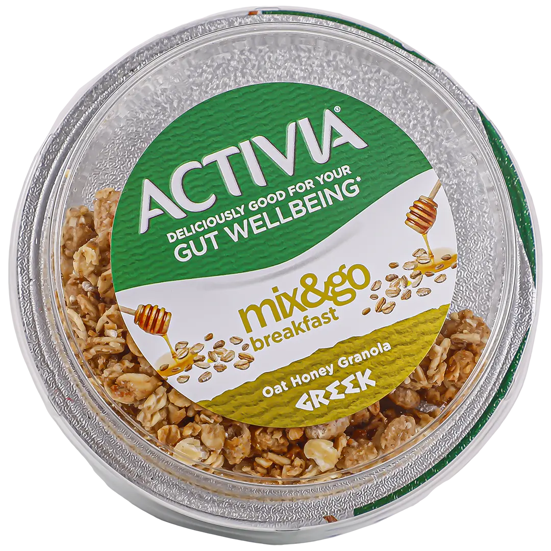 Activia Mix & Go Yoghurt Honey Oat Cereal 170 gm - view 3