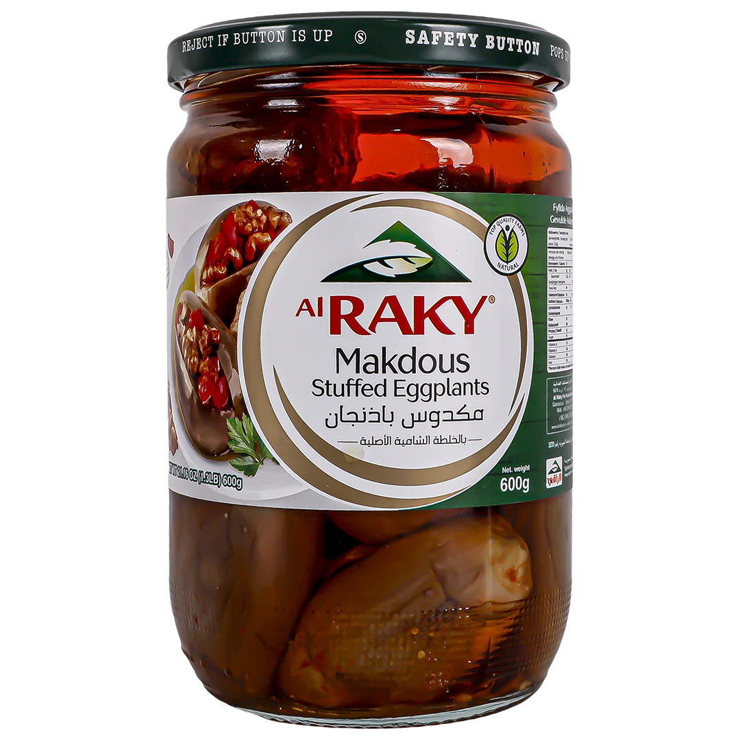 Al Raky Stuffed Eggplanet in Oil Makdus 650gr