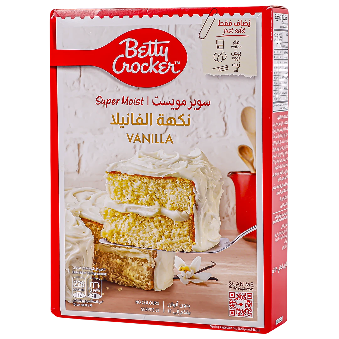 بيتي كروكر خليط كيك فانيليا 430 جم