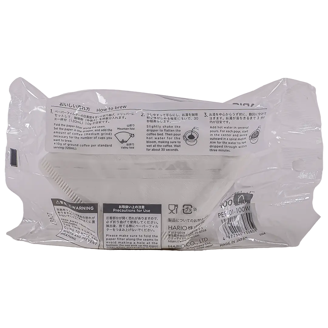 Hario Filter Paper for Pegasus Dripper 01-100 Sheets - view 2