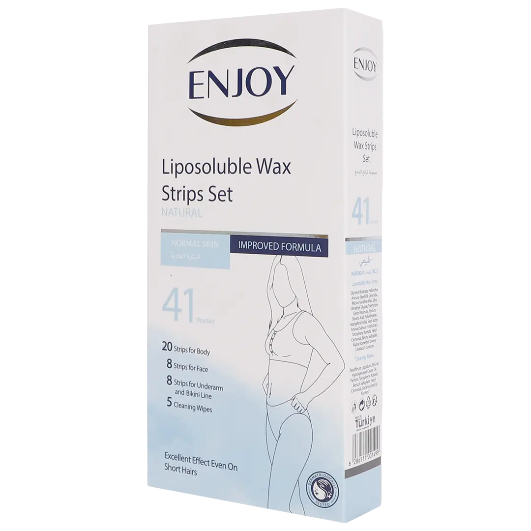 Enjoy Liposoluble Wax Strips Set Natural For Normal Skin 41 Pcs - view 1