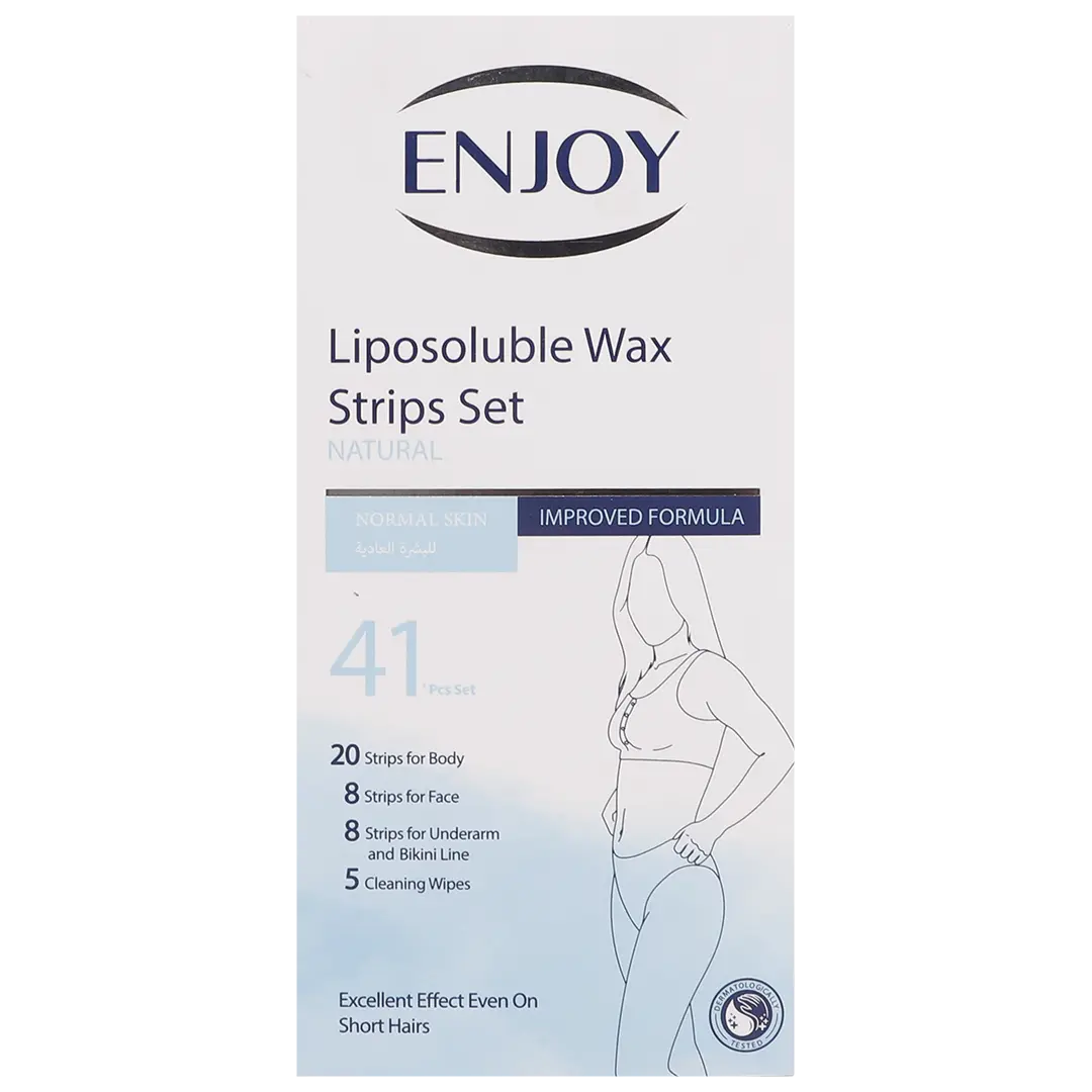 Enjoy Liposoluble Wax Strips Set Natural For Normal Skin 41 Pcs - view 2