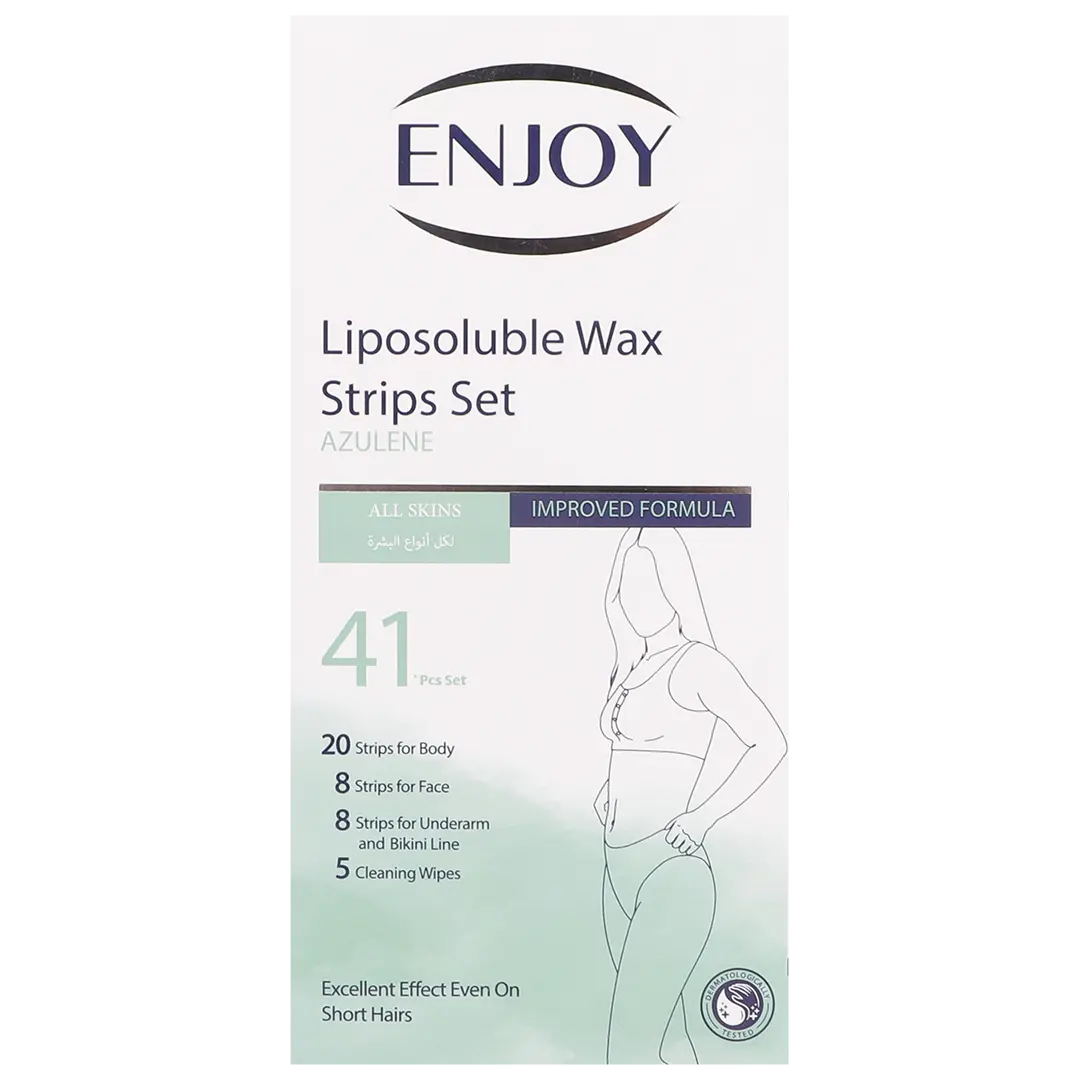 Enjoy Liposoluble Wax Strips Set Azulene For All Skins 41 Pcs - view 2