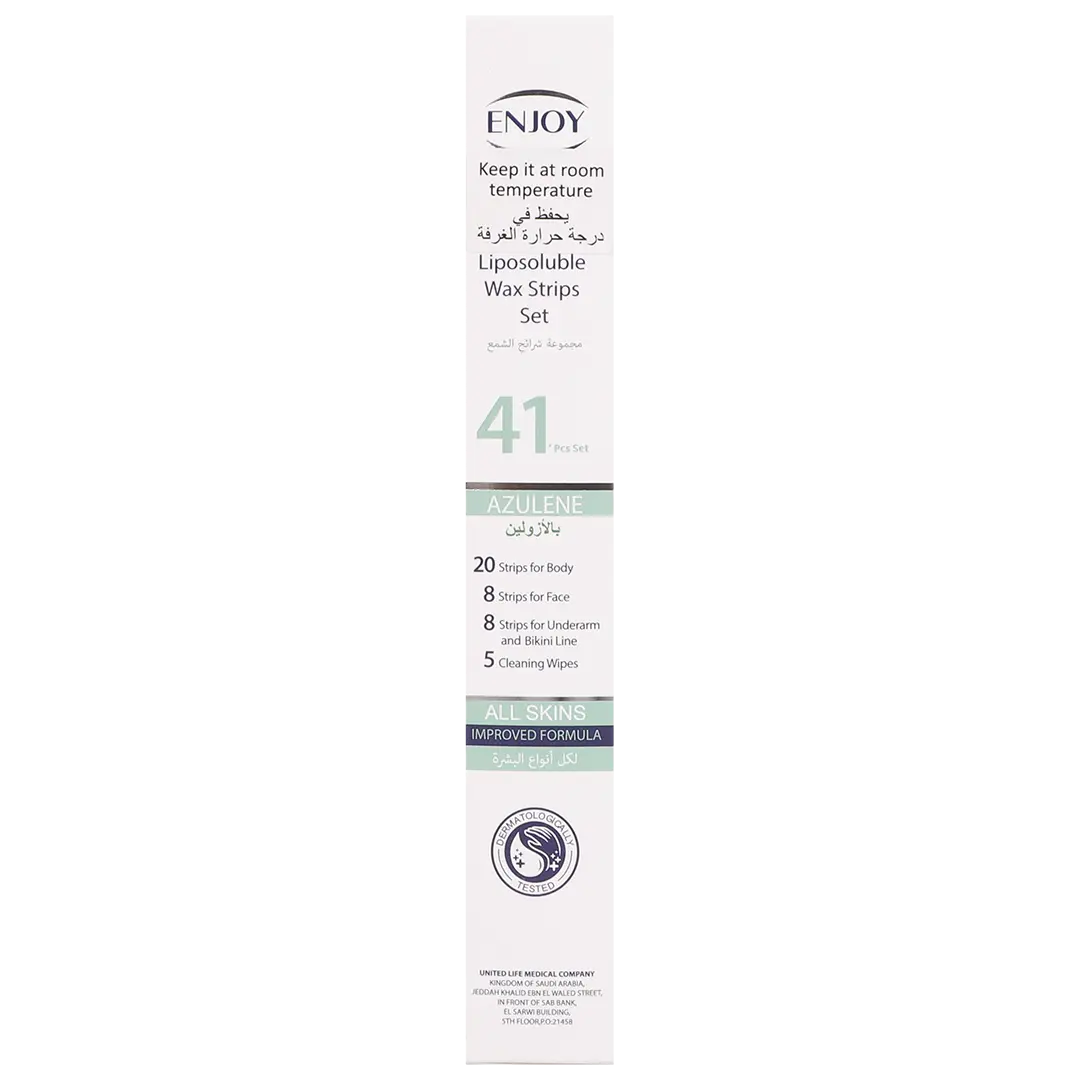 Enjoy Liposoluble Wax Strips Set Azulene For All Skins 41 Pcs - view 4
