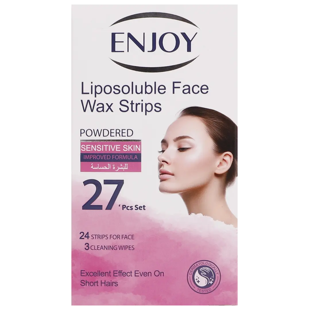 Enjoy Liposoluble Face Wax Strips Powdered For Sensitive Skin 27 Pcs - view 2
