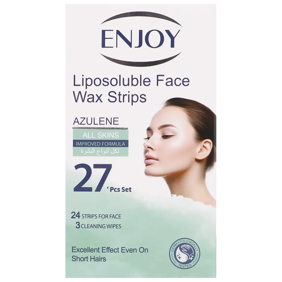 Enjoy Liposoluble Face Wax Strips Azulene For All Skins 27 Pcs - view 2