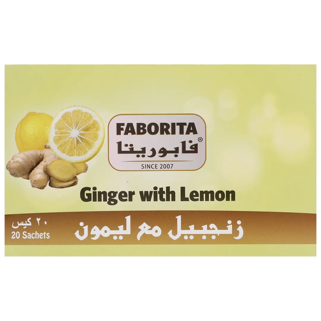 Faborita Ginger With Lemon 20 Bag 2 gm - view 3