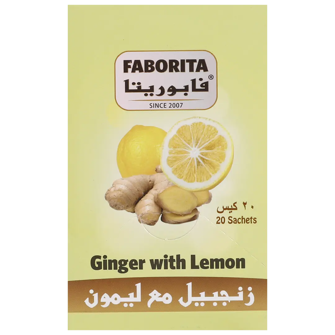 Faborita Ginger With Lemon 20 Bag 2 gm - view 4