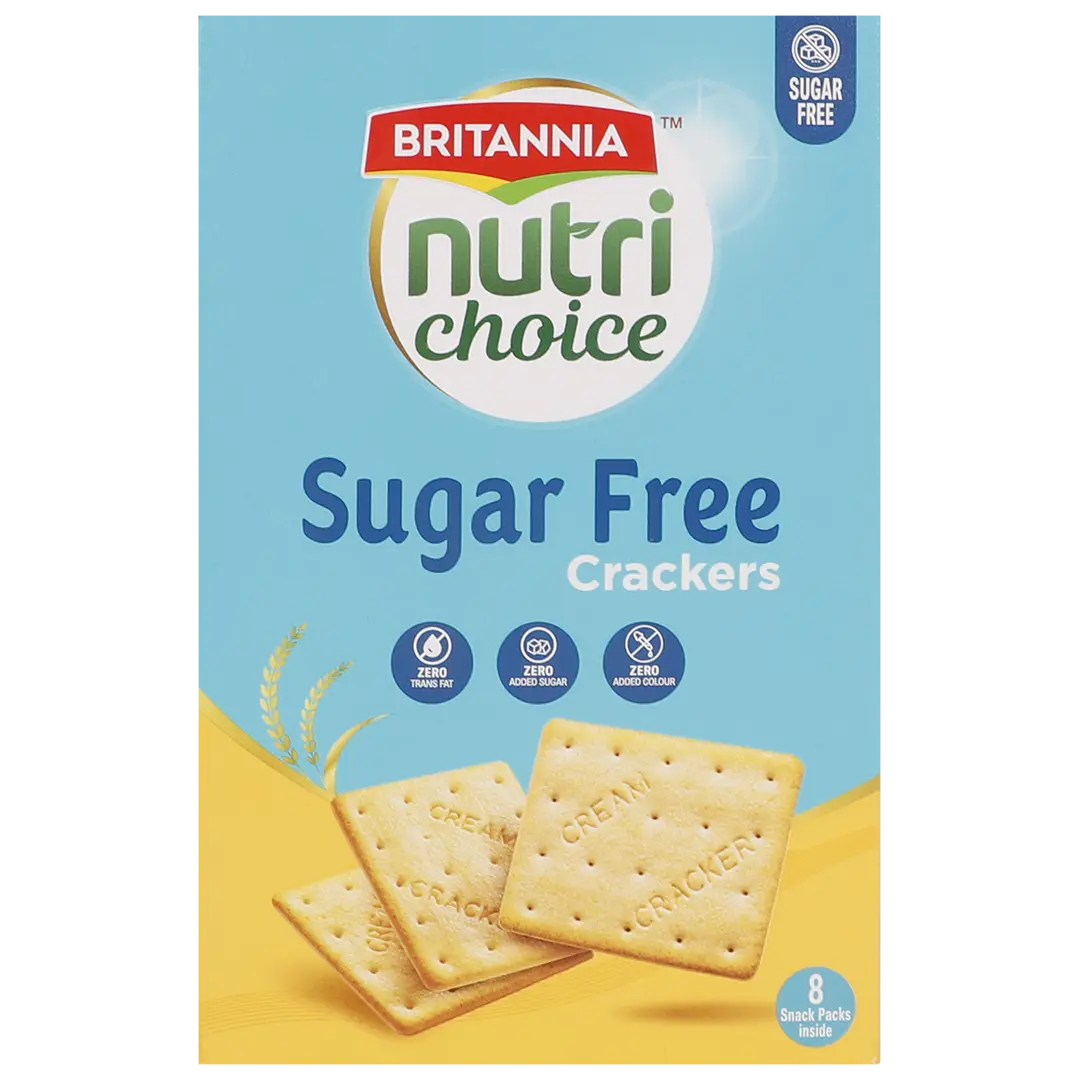 Britannia Nutrichoice Sugarfree Cracker 175 gm - view 3