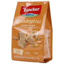 Loacker Quadratini PeanutButter 125 gm 