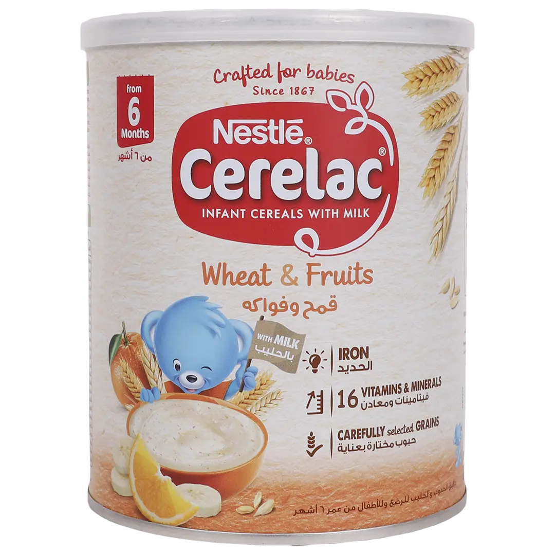 Cerelac Infant With Wheat & Fruits From 6 Months Tin 400 gm - view 1