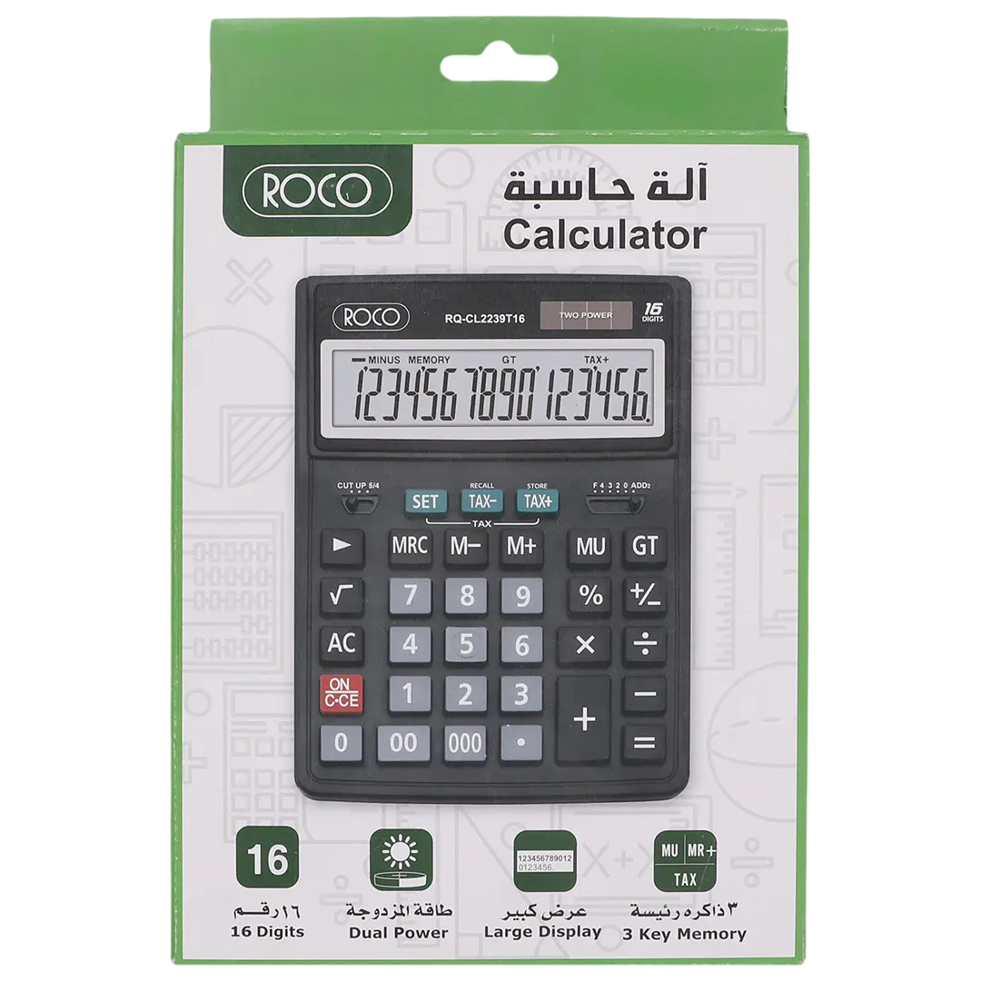 Roco Desktop Calculator 16 Digit - view 3
